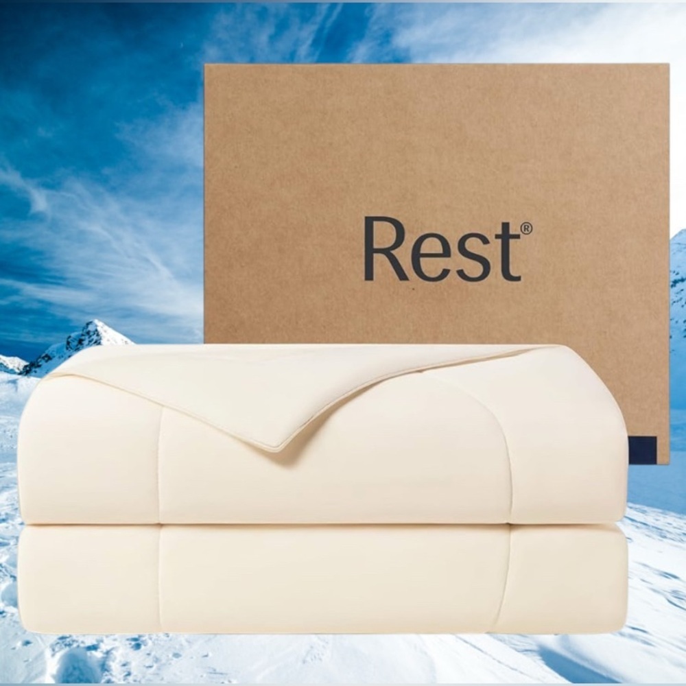 TWIN IVORY REST® Evercool® Cooling Comforter Blanket for Hot Sleepers